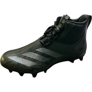 Adidas Adizero Chaos American Football Cleats Triple Black ID9103 Mens Size 9.5